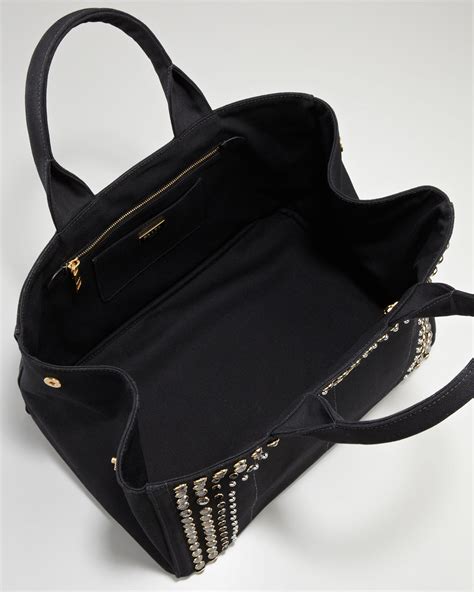 prada canvas bag black|prada tote bag transparent.